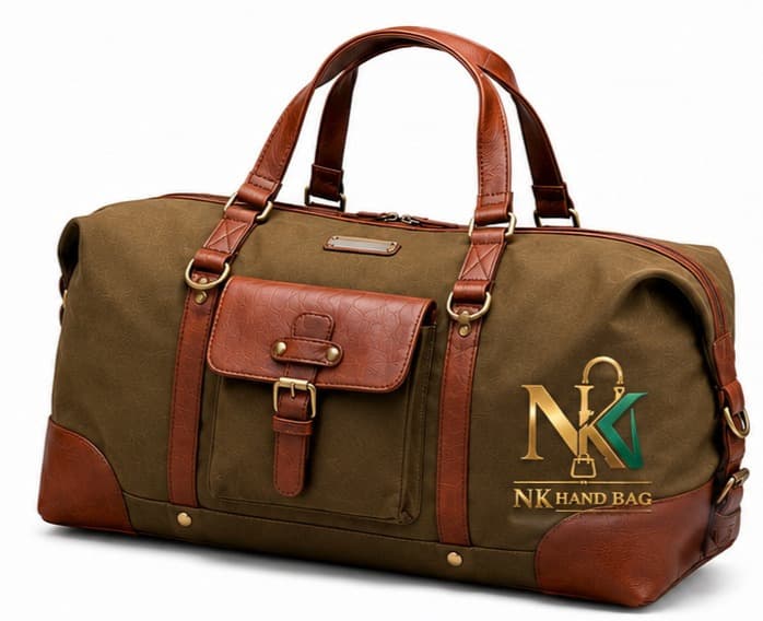 Heritage Leather Gym Bag – image 1