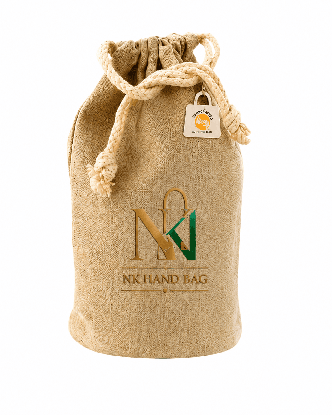 Rustic Jute Potli Bag – image 1