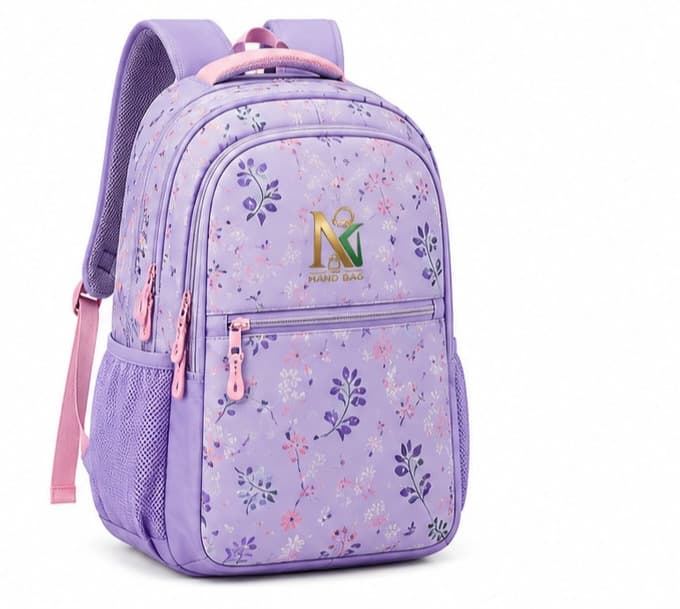Lavender Petal School Bag – image 1