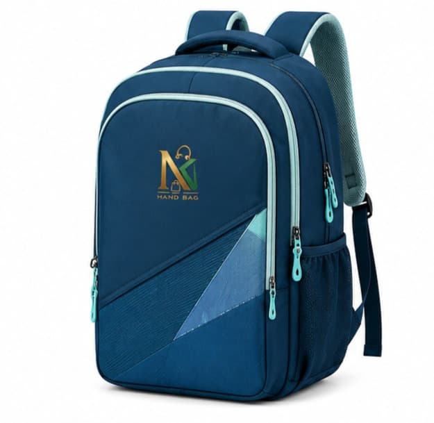 Navy Prism School Bag – image 1