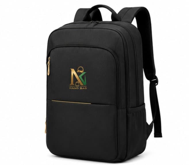 Classic Black School Bag – image 1