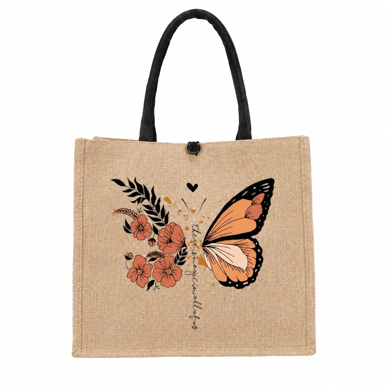 Monarch Bloom Shopping Bag – image 1