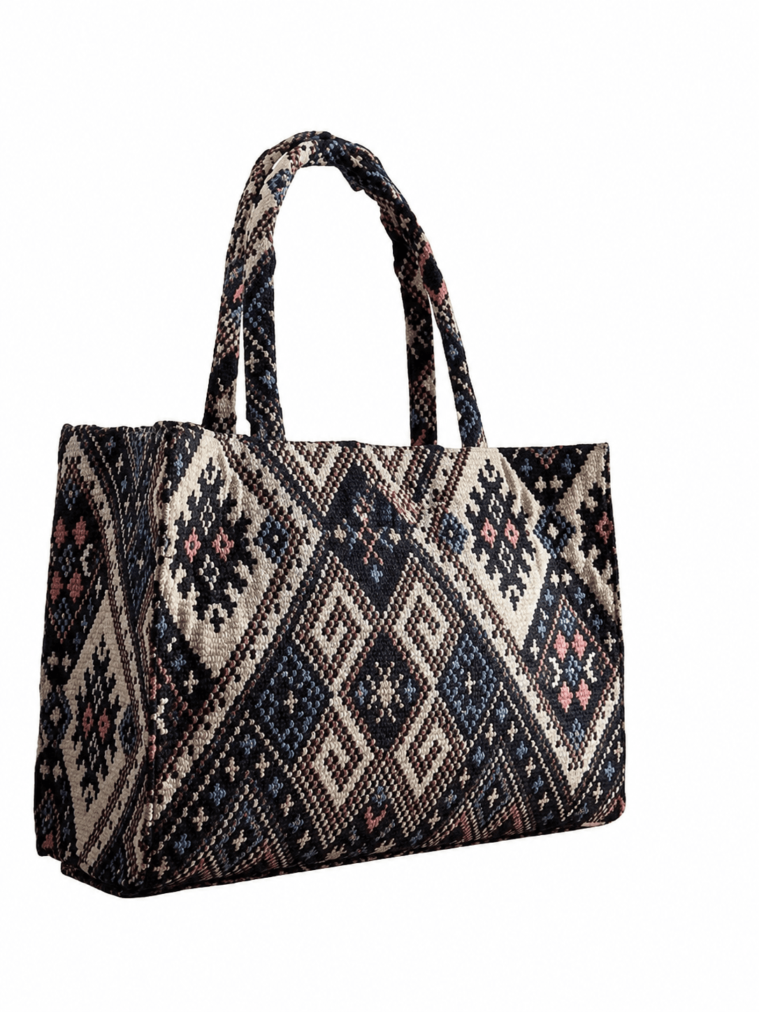 Ikat Weave Shopping Bag – image 1
