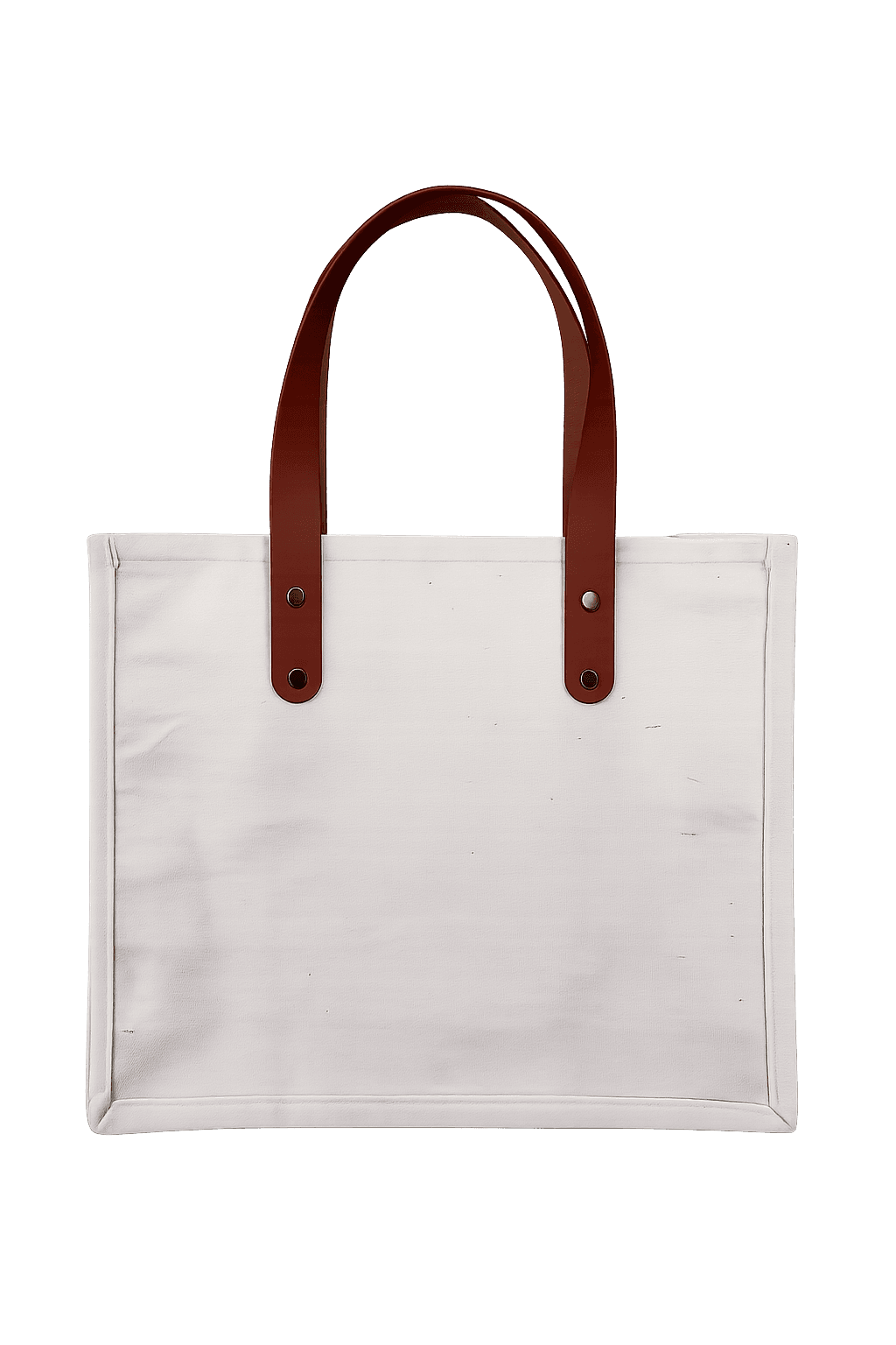 Leather Strap Shopping Bag – image 1