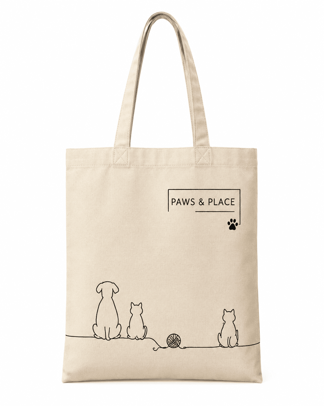 Paws & Peace Shopping Bag – image 1