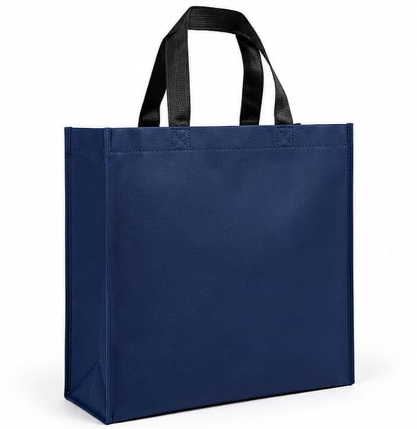 Classic Navy Shopping Bag – image 1