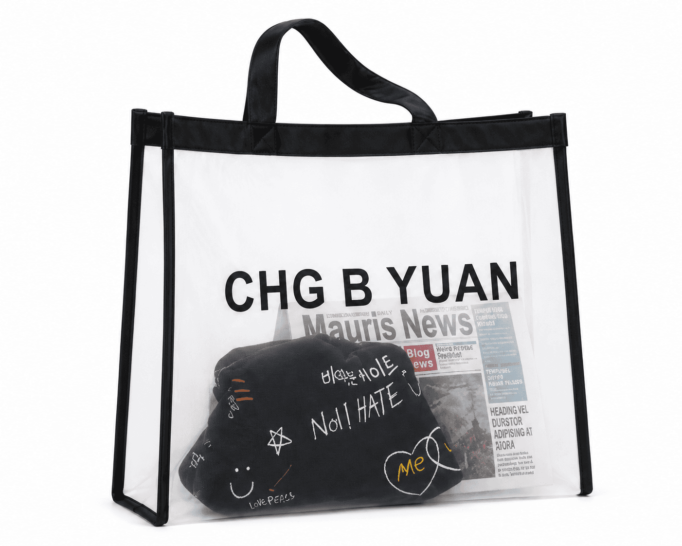 CHG B Yuan Clear Tote – image 1