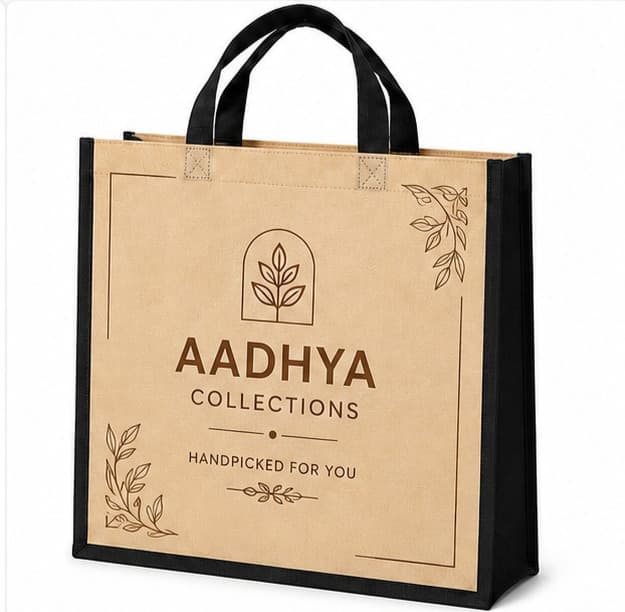 Aadhya Collections Jute Bag – image 1