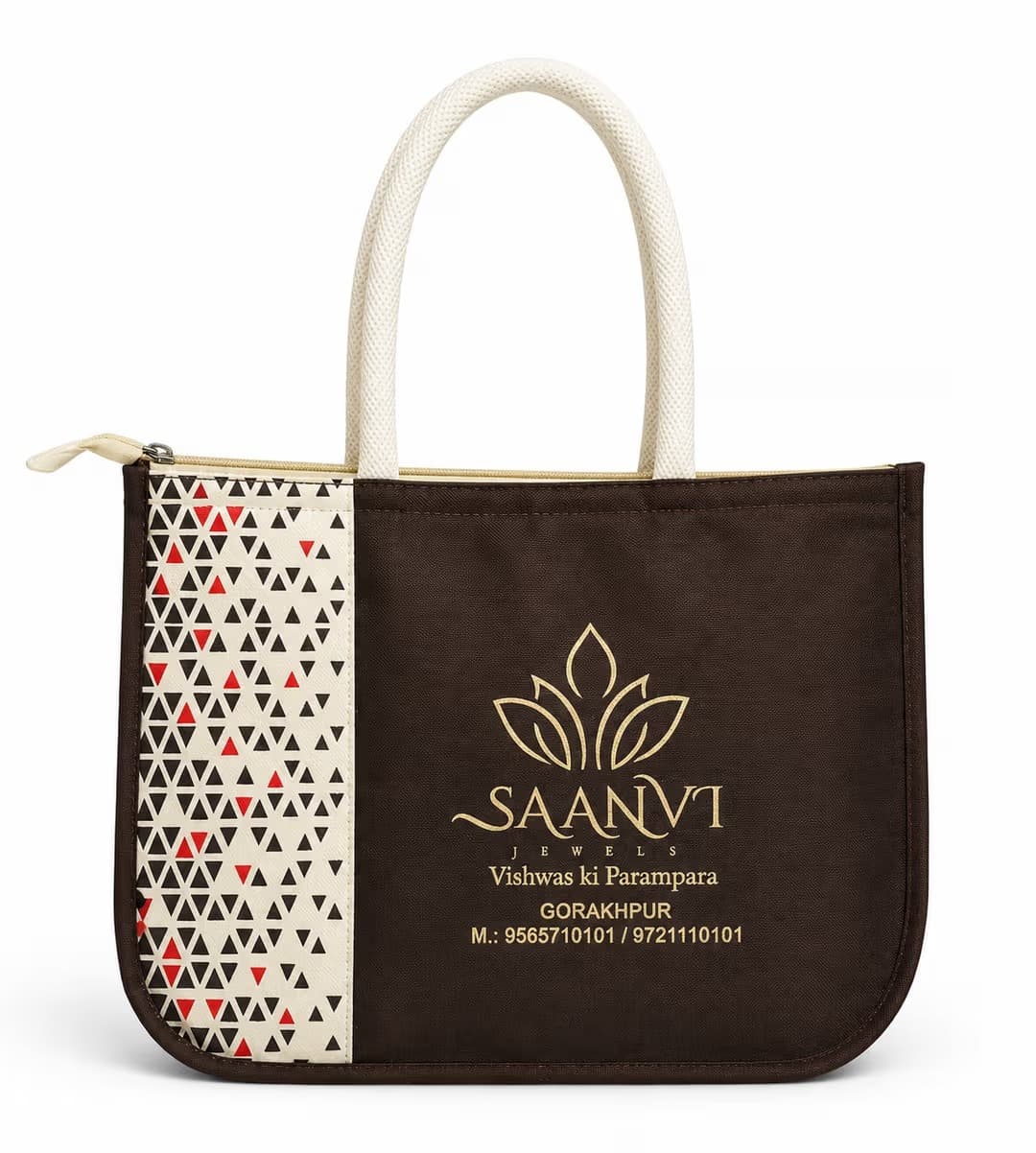 Saanvi Enterprises Two-Tone Canvas Bag – image 1