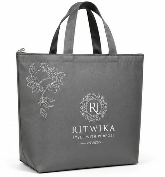 Ritwika Floral Canvas Bag – image 1