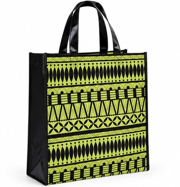 Tribal Print Rexine Bag – image 1