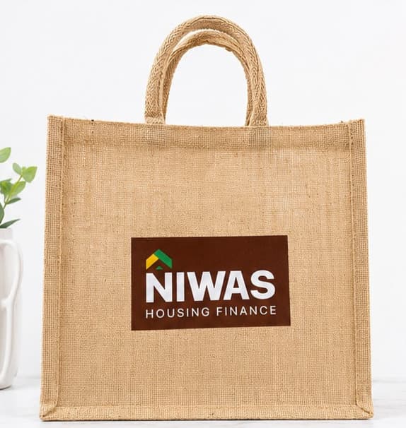 Niwas Housing Finance Jute Bag – image 1