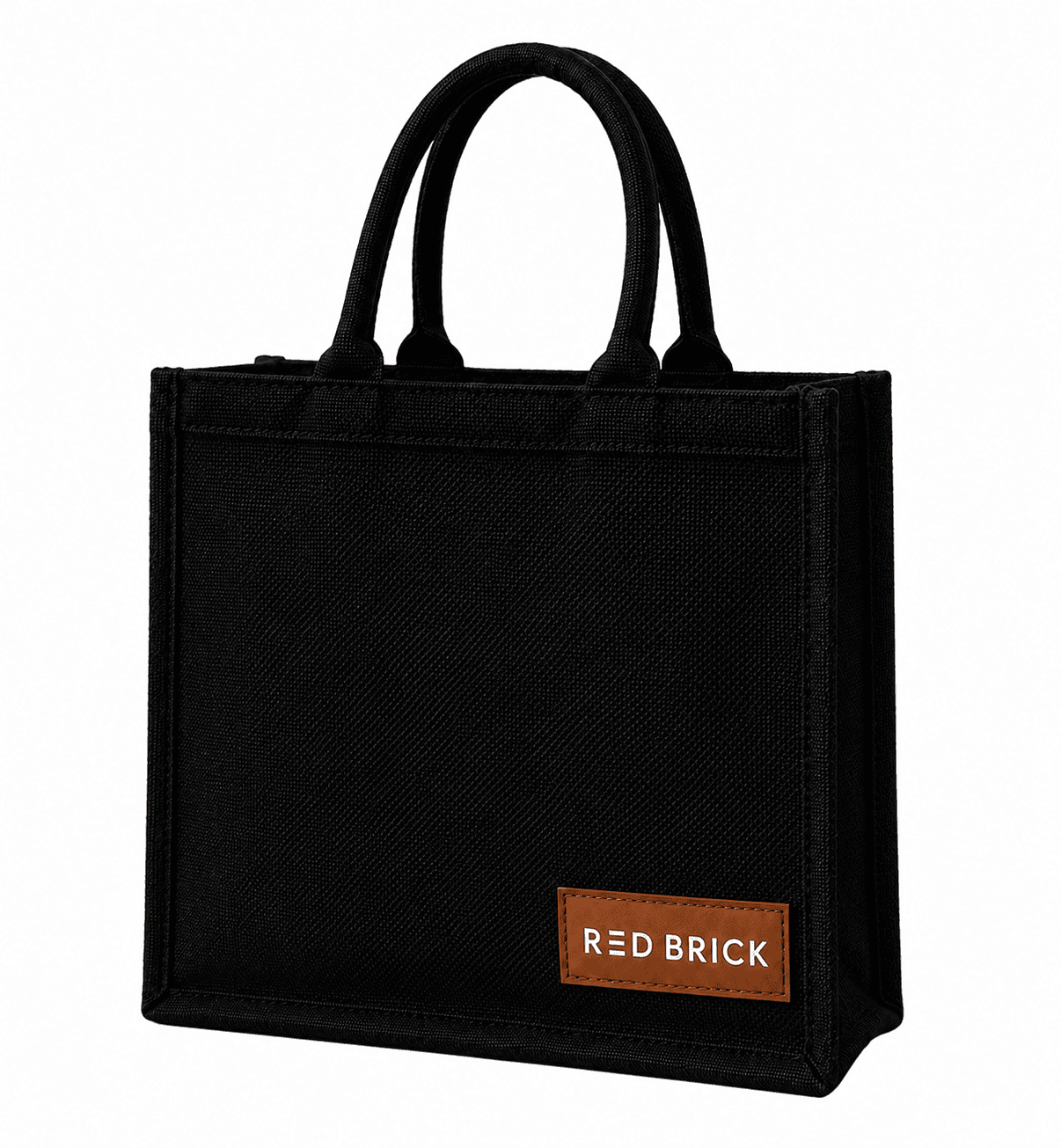 Red Brick Jute Tote Bag – image 1