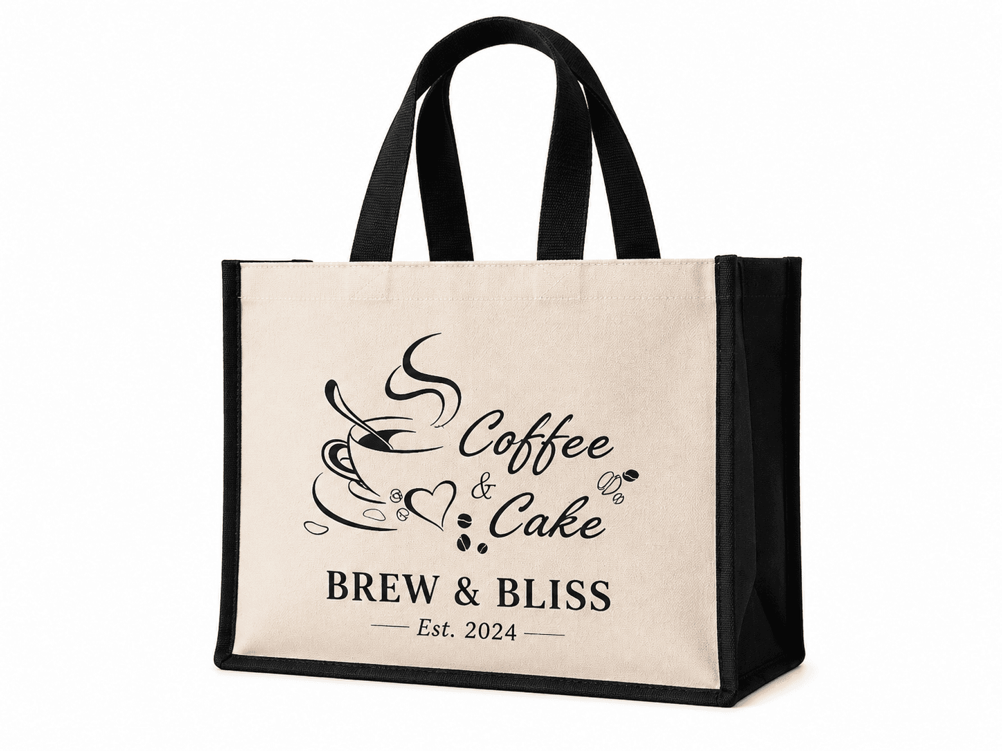 Coffee & Cake Shopping Bag – image 1
