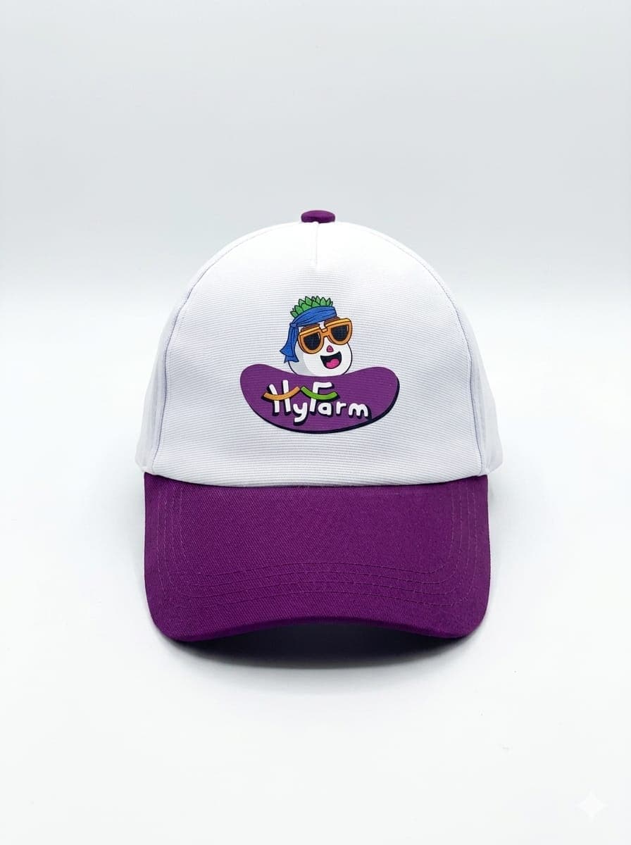 Two-Tone Purple Cap – image 1