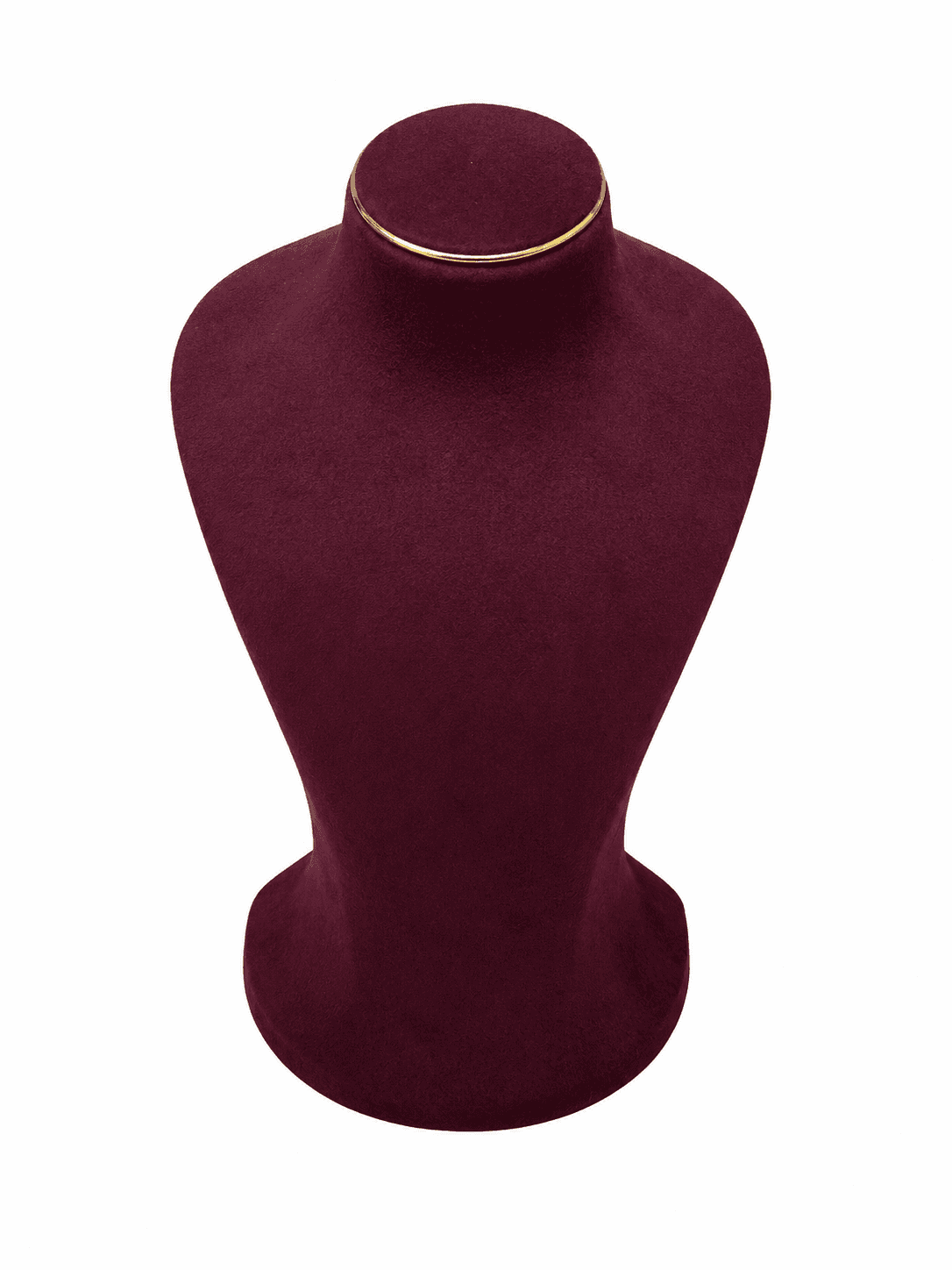 Wine Velvet Necklace Bust – image 1
