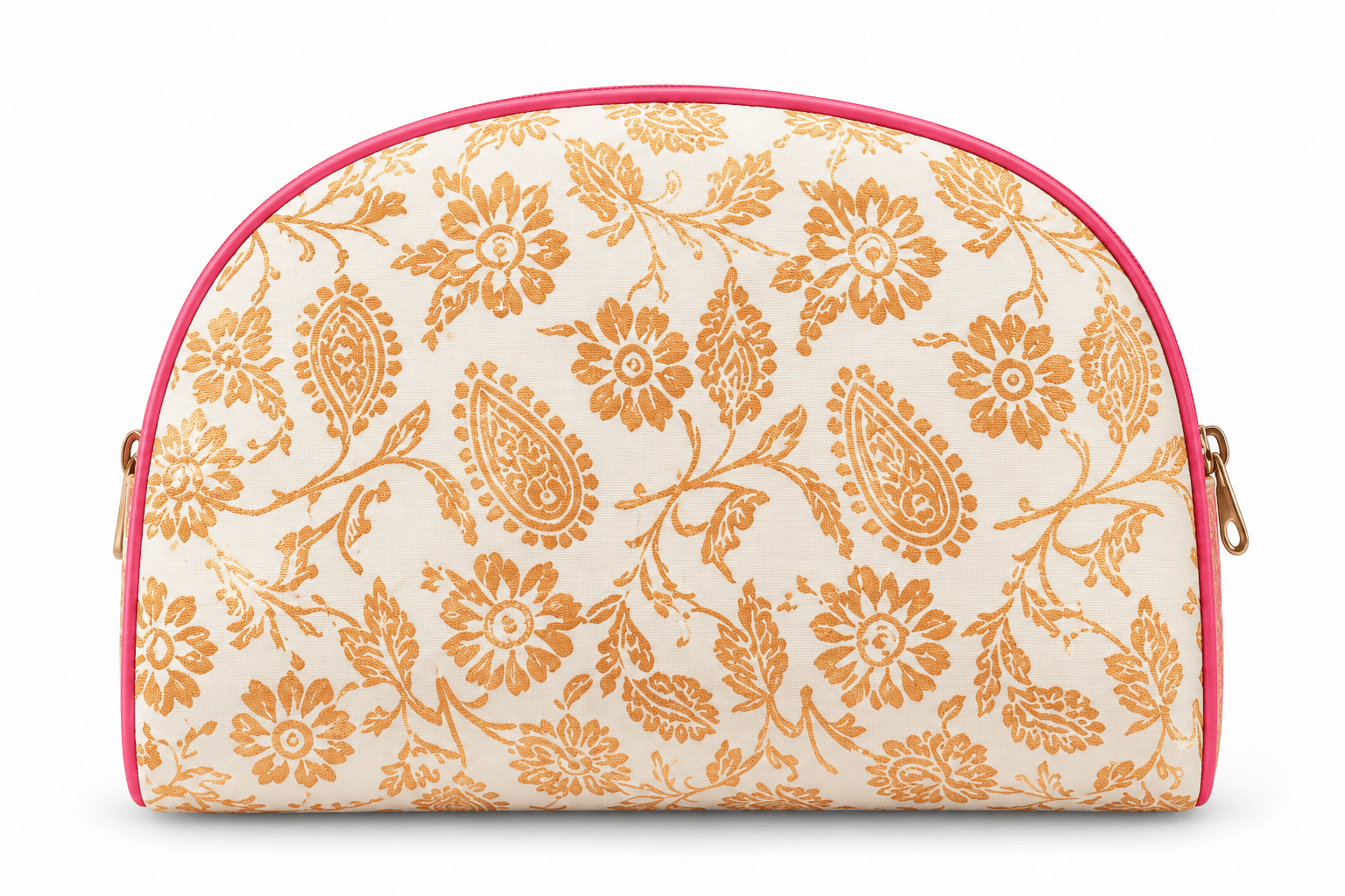Ivory Blossom Jewellery Pouch – image 1