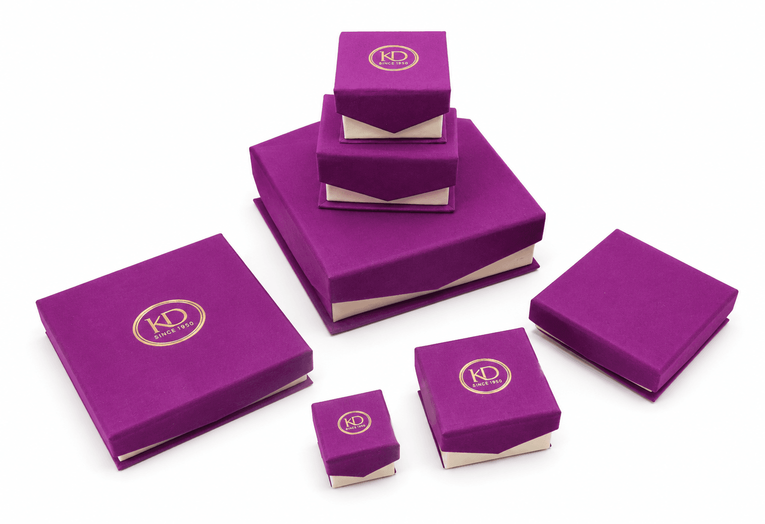 Regal Purple Jewellery Box Set – image 1