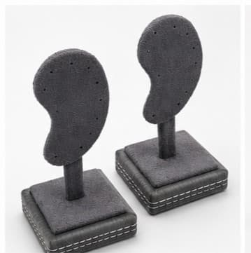 Charcoal Twin Necklace Stands – image 1