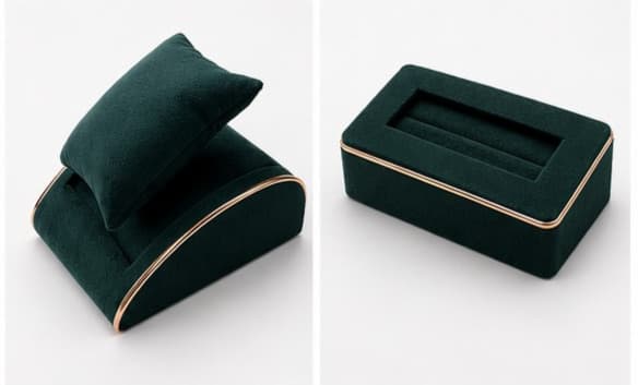 Emerald Pillow & Tray Jewellery Set – image 1