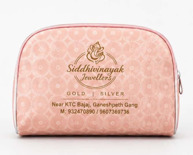 Siddhivinayak Jewellers Blush Pouch – image 1