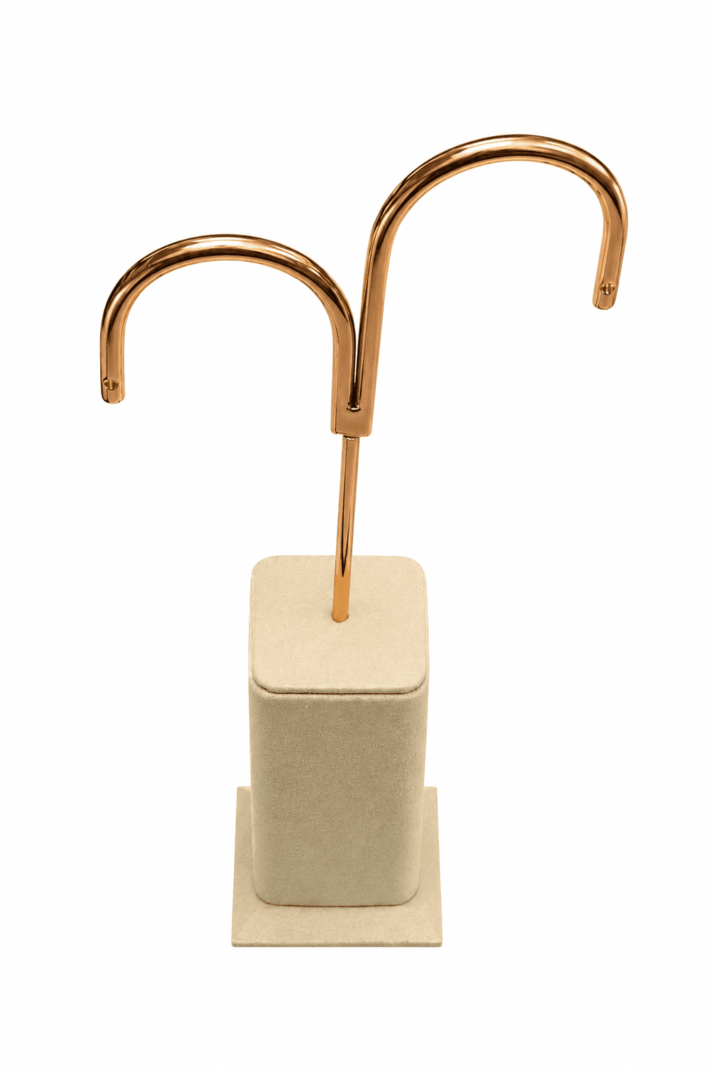 Golden Arc Earring Stand – image 1